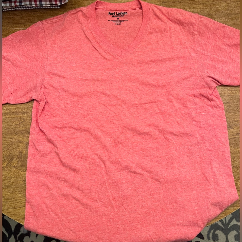Bright pink men’s footlocker T-shirt